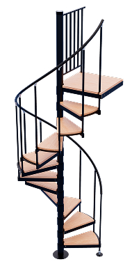 SPIRAL STAIRCASE / スパイラル・ステアケース Mylen STAIRS Reroute Prime Interior 60in Diameter, Fits